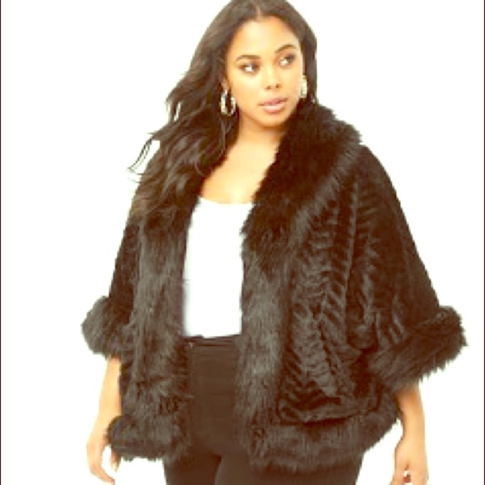 Fux Fur Poncho
